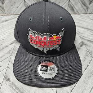 Red Bull Snapback Hat Conquest Grey New Era 2018 Rise Rally